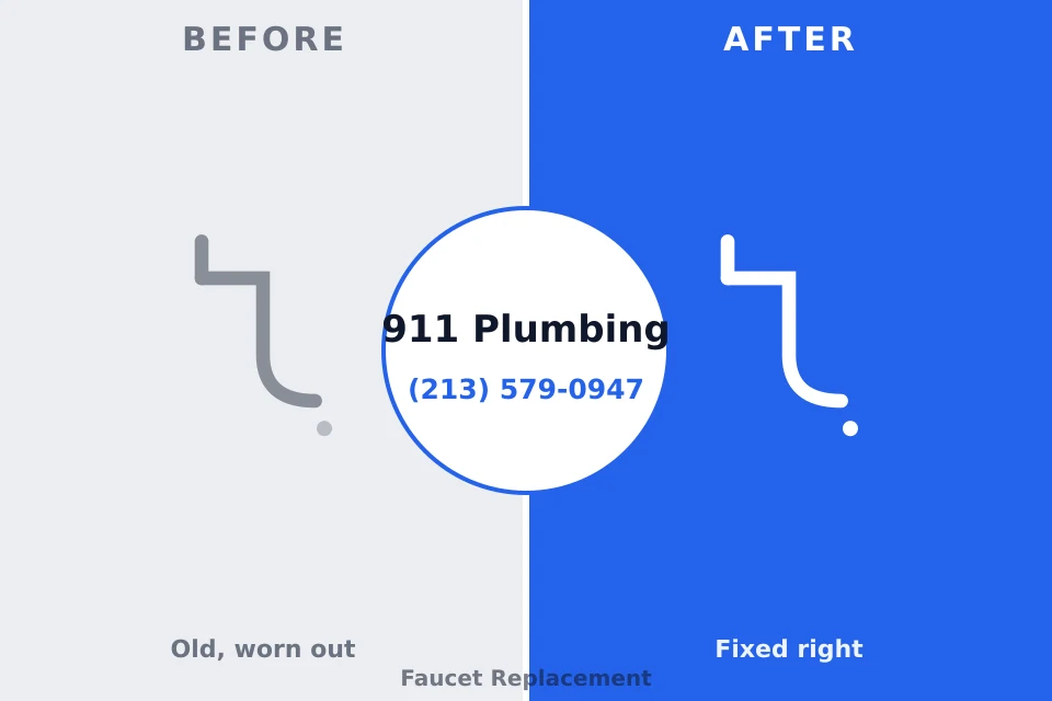 Before and after: plumbing repair Manchester, TN